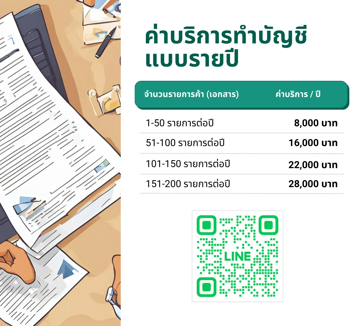 รับทำบัญชี สมุทรปราการ รายปี ราคาคุ้มค่า | รับจดทะเบียนบริษัท สมุทรปราการ และบริการบัญชีครบวงจร